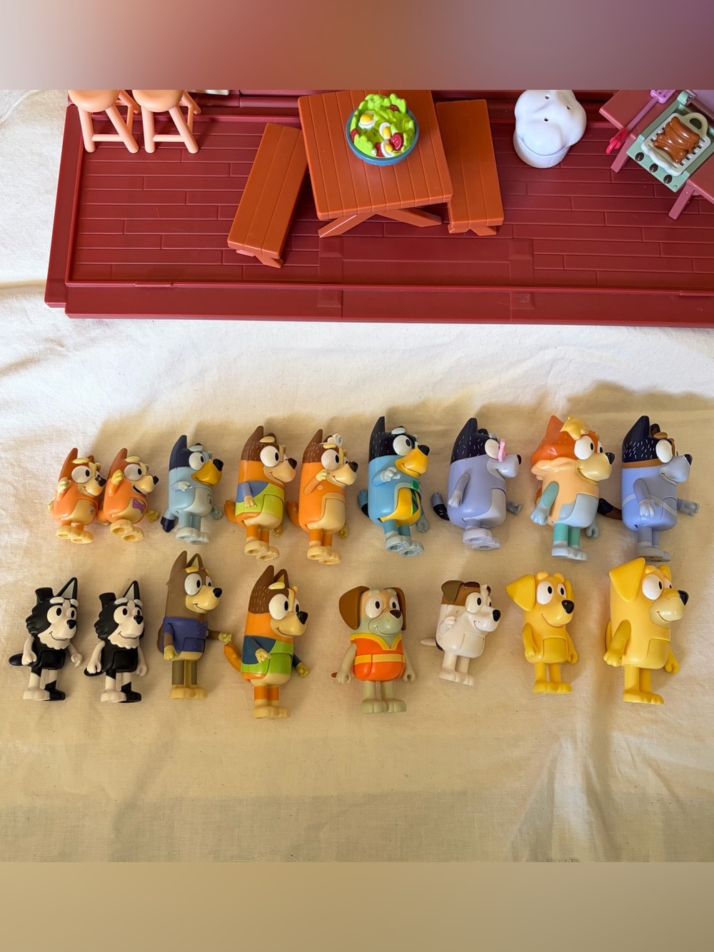Bluey Heeler Family Home Playset Big Lot with Car, School, Figures, & Furniture - Picture 5 of 15